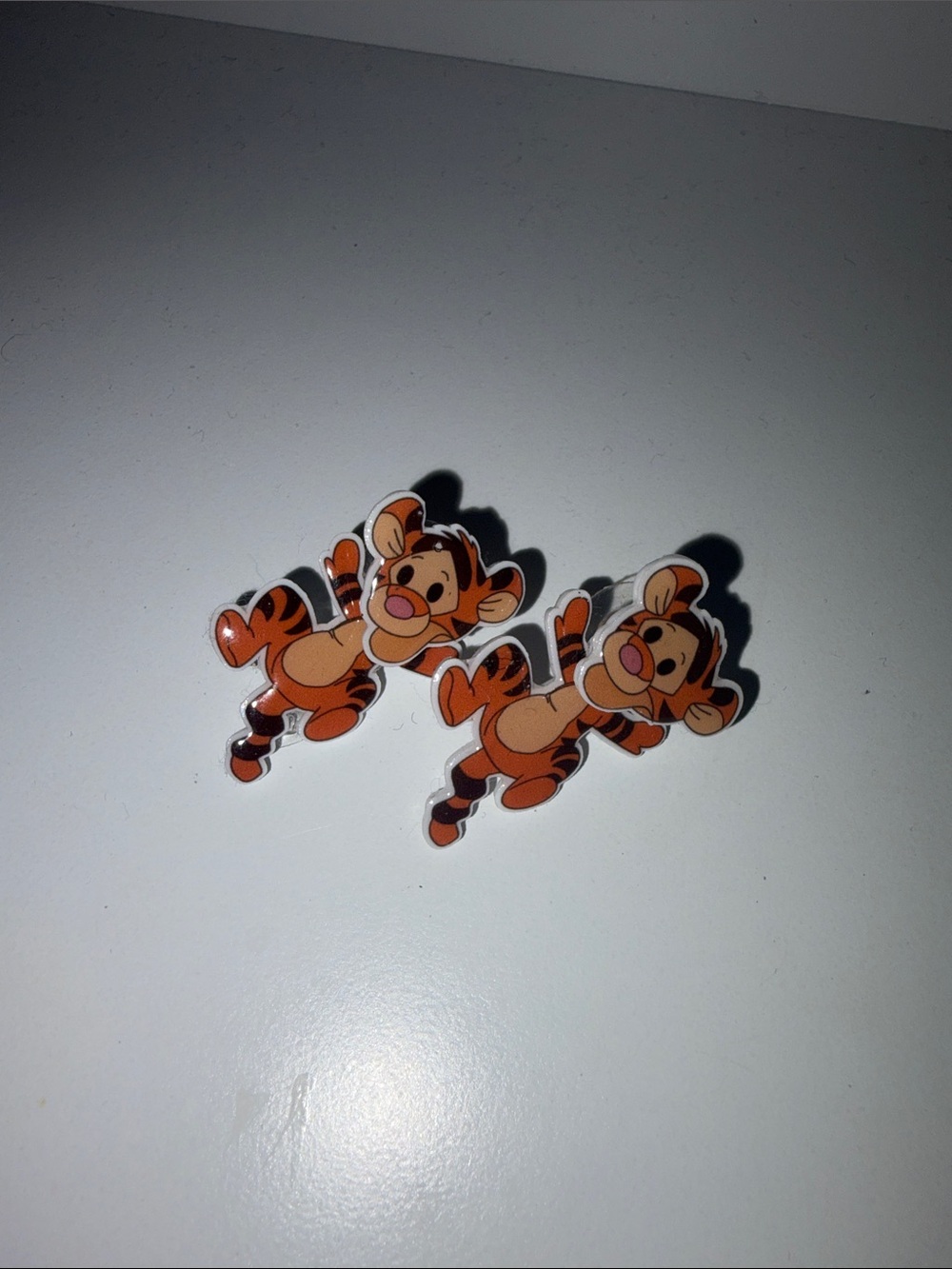 Disney Tigger Orange Yellow Cartoon Dangle Earrings